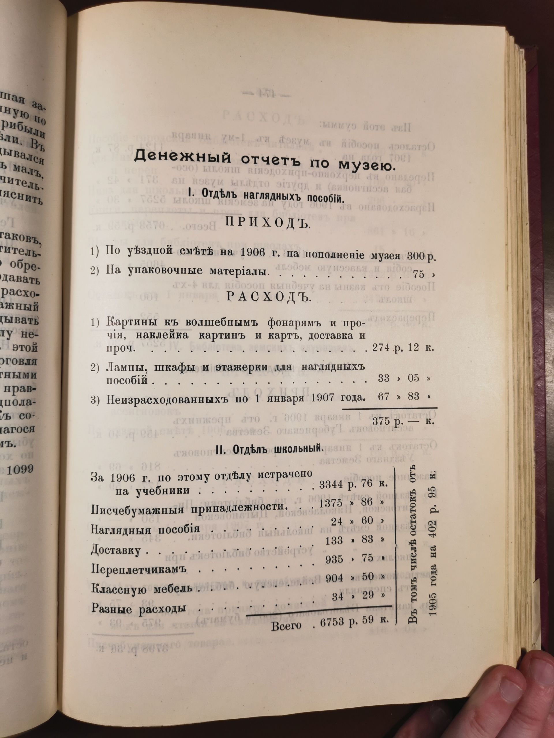 [Из журналов Валуйского Уездного Земского собрания за 1907 год]