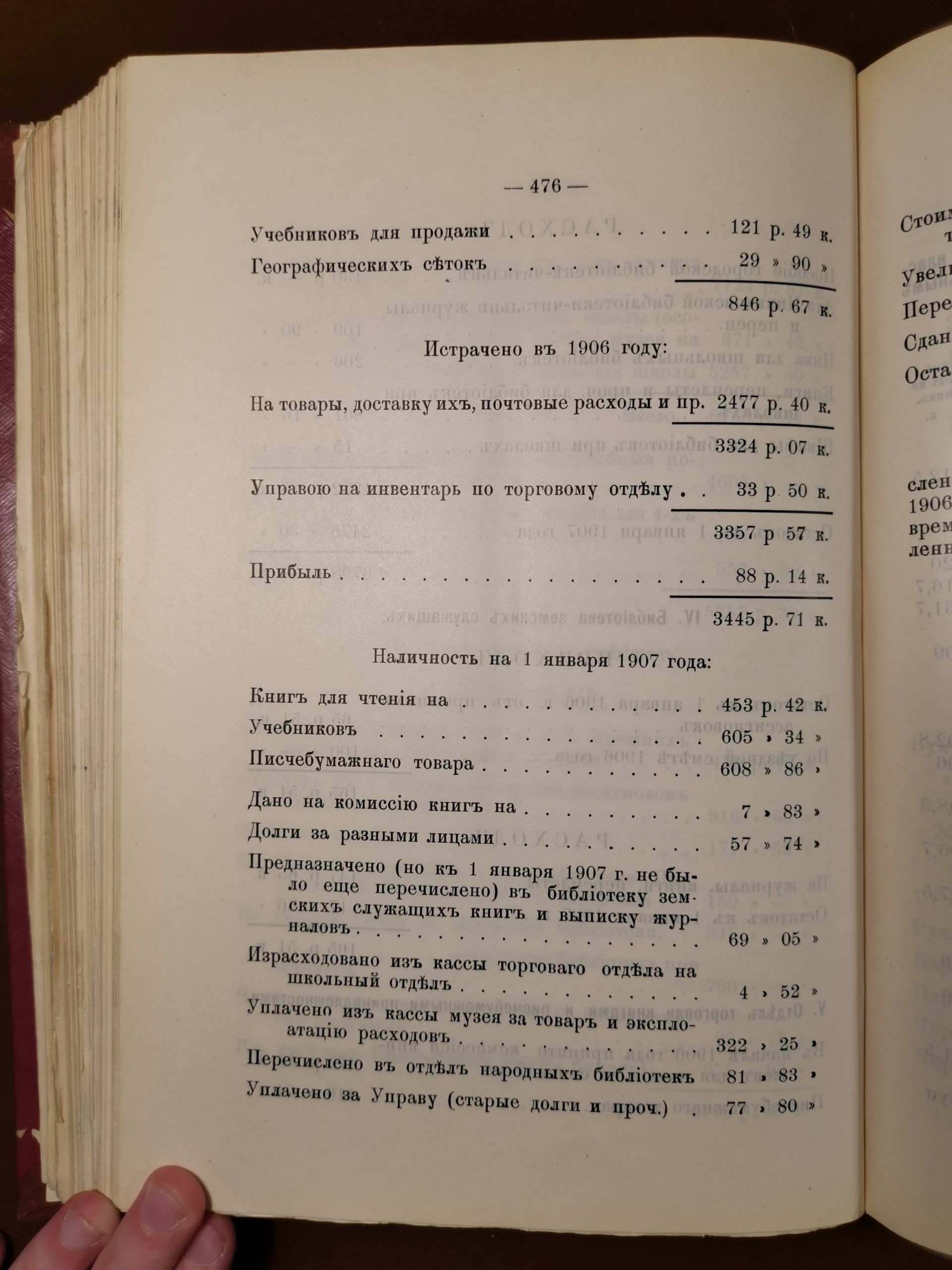 [Из журналов Валуйского Уездного Земского собрания за 1907 год]