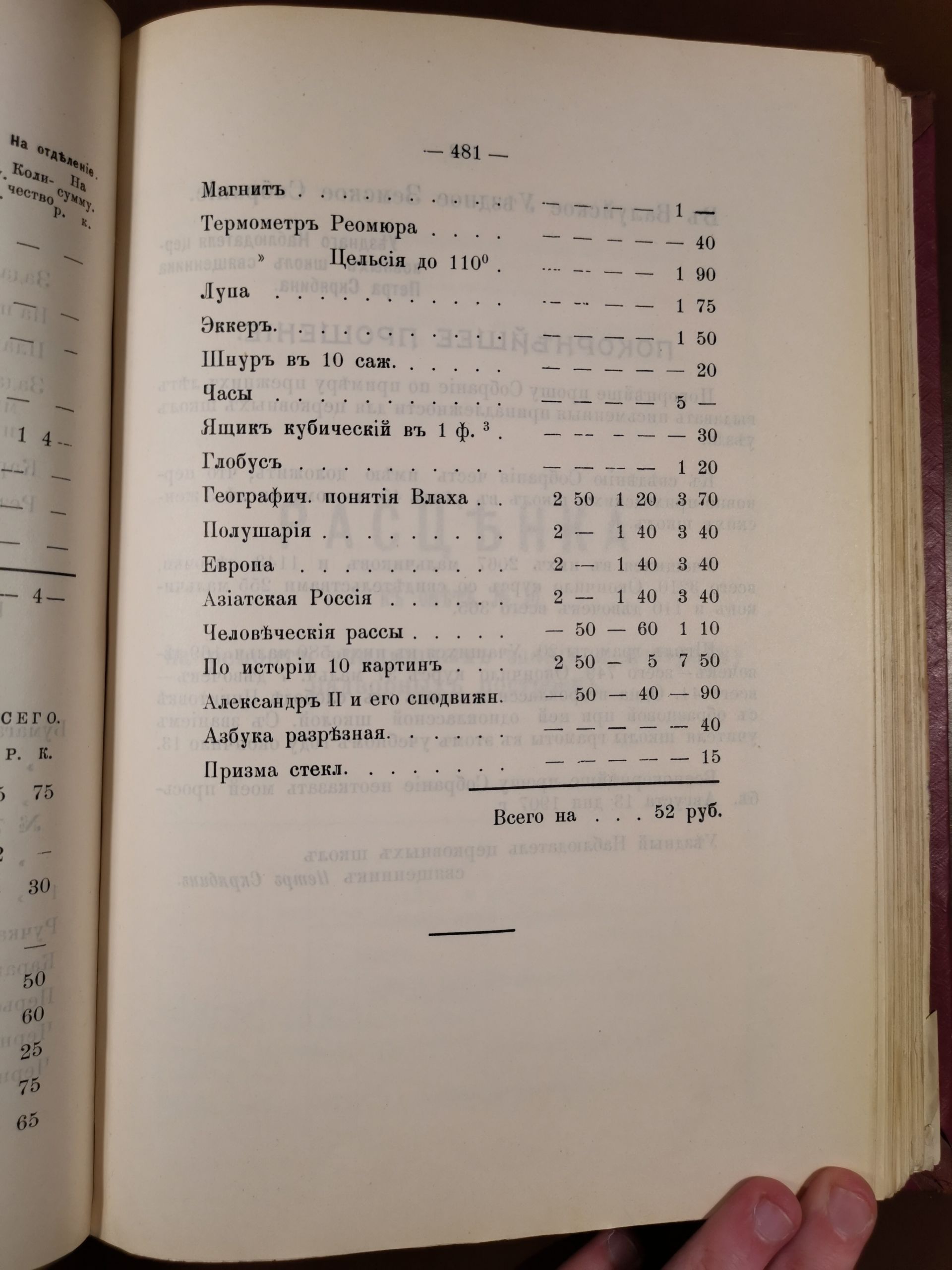 [Из журналов Валуйского Уездного Земского собрания за 1907 год]